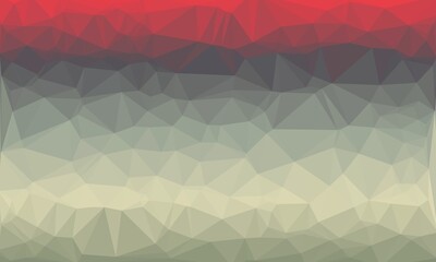 Poster - creative prismatic background with polygonal pattern