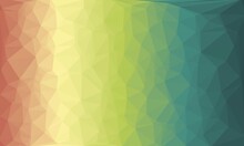 Abstract Colour Vibrant Creative Prismatic Background With Polygonal Pattern