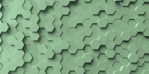 Canvas Print - Abstract hexagon geometry background