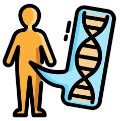 genome line icon