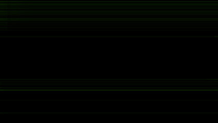 Wall Mural - horizontal distortion of broken video image on black background, vhs effect, glitch digital color pi