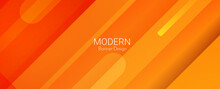 Modern Stylish Yellow Abstract Geometric Elegant Colorful Banner Pattern Background