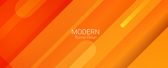 Wall Mural - Modern stylish yellow abstract geometric elegant colorful banner pattern background