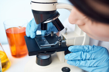 laboratory diagnostics microscope research science work