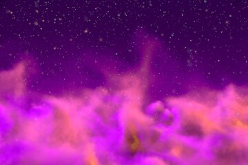 Wall Mural - gothic haze concept with snowflakes creative abstract background for clipart purposes