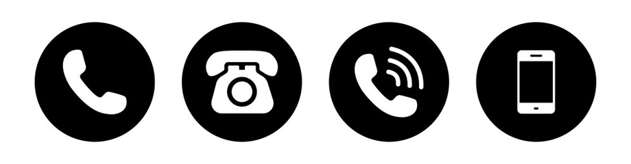Poster - Call icon, Phone icon vector, Telephone sign.