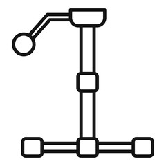 Poster - camera stabilizer icon outline vector. video gimbal