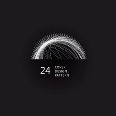 Aufkleber - Abstraction texture business circuit. Circle modern shape lines. Vector illustration