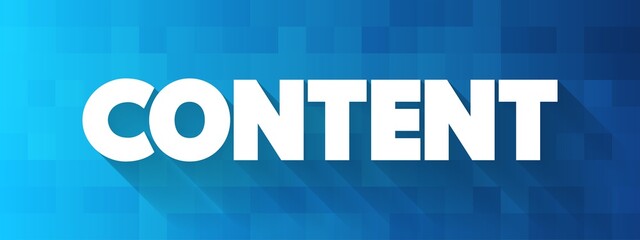 Poster - Content text quote, concept background