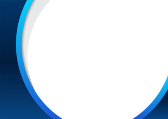 Aufkleber - Blue wave background for presentation design