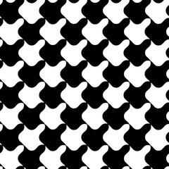 Aufkleber - Checker shapes. Vector diagonal checker ornament.
