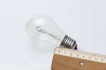 Traditional filament and incandescent bulb