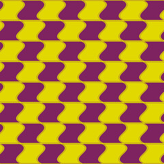 Poster - Pink and yellow checker flags wallpaper. Vector.