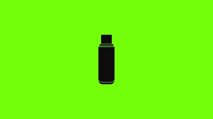 Poster - digital flash drive icon animation