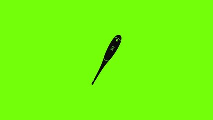Poster - digital thermometer icon animation