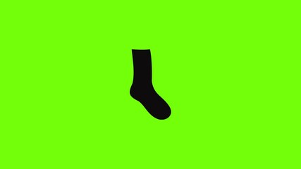 Wall Mural - Sock icon animation