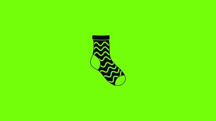 Wall Mural - Nice sock icon animation