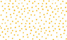 Seamless Pattern With Yellow Dots