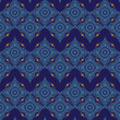 Santorini medallion diamond tiles vector seamless chevron pattern