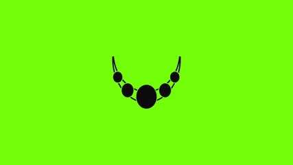 Poster - necklace icon animation