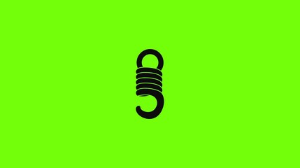 Poster - elastic spring icon animation