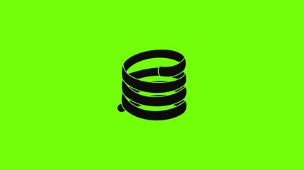 Poster - industrial spring icon animation