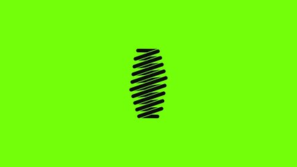 Poster - fat spring coil icon animation