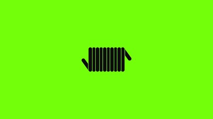 Poster - cord spring coil icon animation