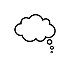 Wall Mural - thought cloud