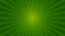 Bright Green Sunburst Background Design.