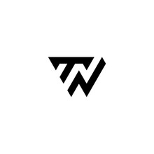 T N Tn Initial Logo Design Vector Template