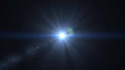 Wall Mural - sun light lens flares art animation background