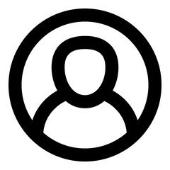 Poster - Live avatar icon. Outline live avatar vector icon for web design isolated on white background
