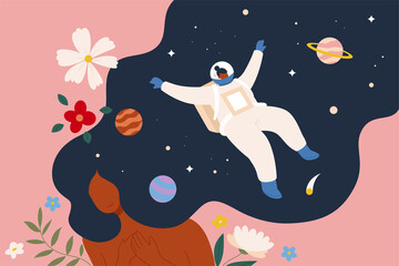 woman's space dream