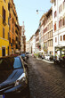 Street in the town of Rome.