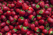 close up of fresh summer strawberries