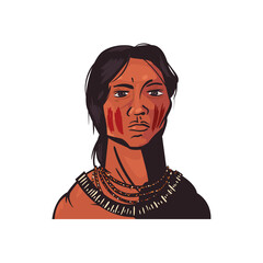 Poster - female indigenous character