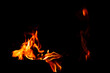 © Людмила Бандурина - Natural flames on a radical black background. Ready for use with Adobe Photoshop in screen mode.