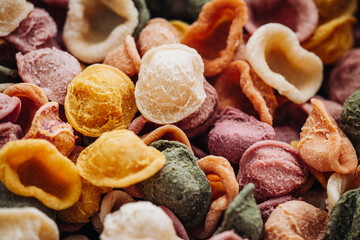 Wall Mural - Hand made Orecchiette pasta with natural flavors