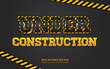 © Fauzan - Under Construction 3D editable text style effect