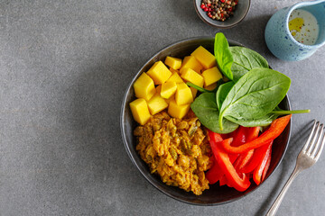 Sticker - Healthy buddha bowl with vegetables