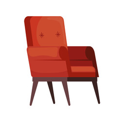 Sticker - red sofa icon