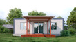 © vipman4 - Exterior of modern modular living house. 3d illustration