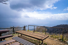 三ツ峠山登山道の風景 A View Of The Mt. Mitsutoge Trail
