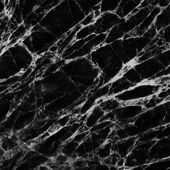 Wall Mural - Abstract natural marble black and white for design product. White patterned natural of Black and White marble patterned texture background.