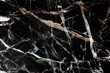 Wall Mural - White and red pattern natural of black marble pattern for background, texture for design.