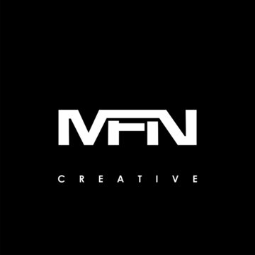 MFN Letter Initial Logo Design Template Vector Illustration