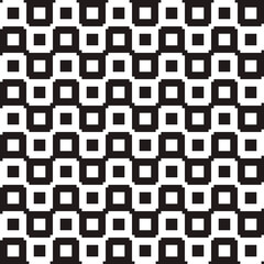 Poster - Checker squares and same in one cells. Vector.