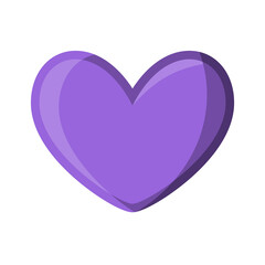 Wall Mural - Isolated heart icon Love symbol Vector ilustration