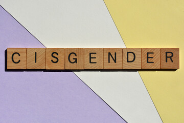 Sticker - Cisgender, word